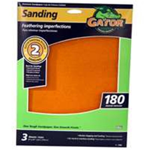 Gator Finishing 7265 Sanding 180 Grit 9 x 11 In. 6231898 - main